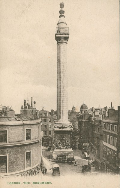 Het Monument, Londen door English Photographer